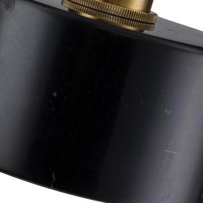 Lampara Colgante De Marmol Con Bombilla E27 Negro