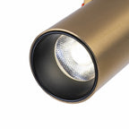 Foco orientable empotrado con LED de color Dorado