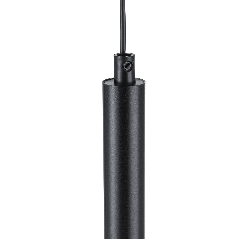 Lampara colgante G9 Minimalista Negro Brillante