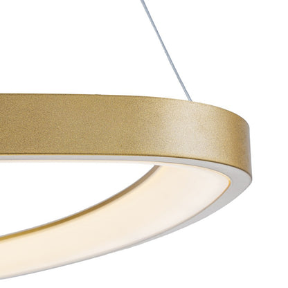 Lámpara Colgante LED Triangular | Negra/Blanca/Dorada CCT | FL6592-D51P