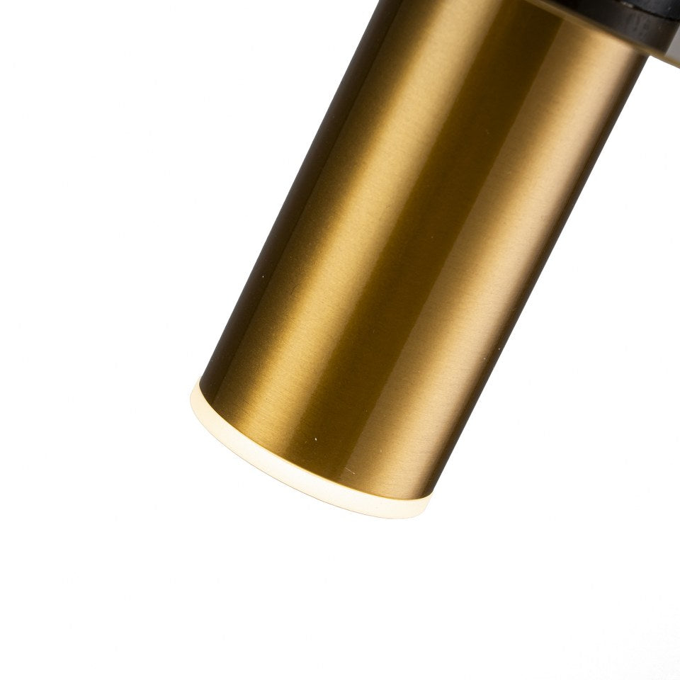 Lampara Colgante De Marmol Negro