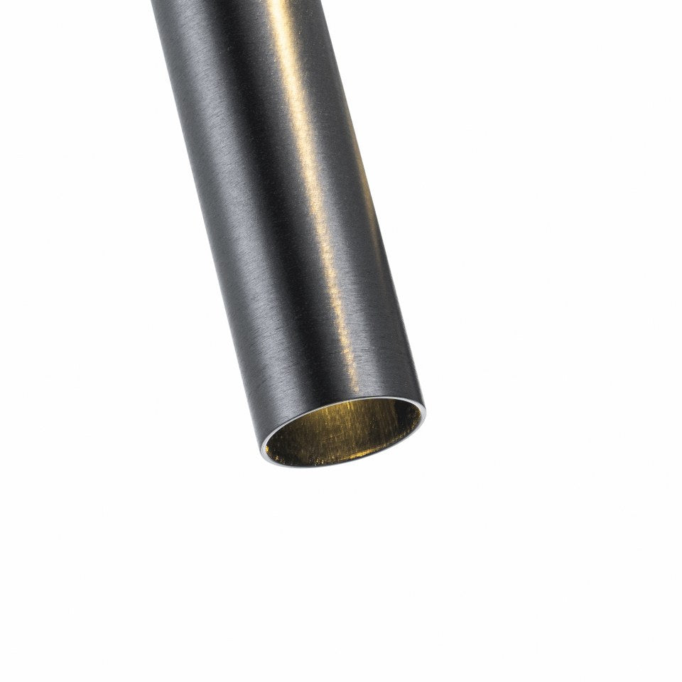 Aplique interior LED 4 bombillas G9 Negro Brillante