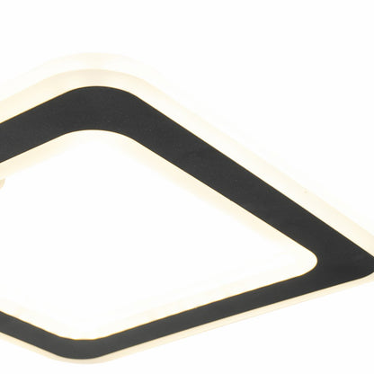 Lámpara de techo con 4 LEDS Negro