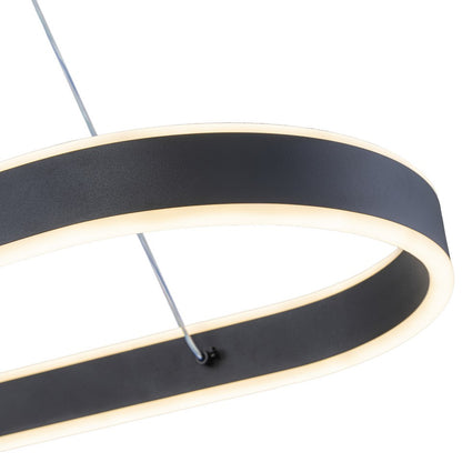Lámpara Colgante LED Helix | Negra CCT Atenuable - FL6030-P