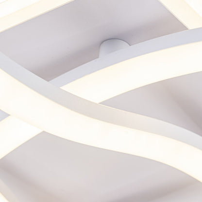 Lámpara LED Espiral CCT Negro/Blanco | FL6597-C