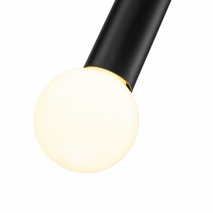 Lampara Colgante tipo foco E27 Negro