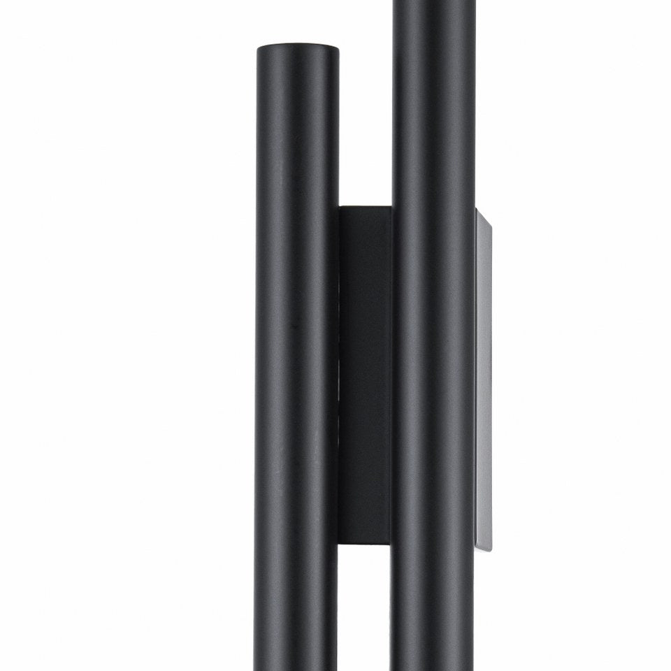 Aplique interior LED 4 bombillas G9 Negro