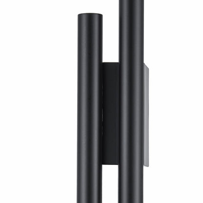 Aplique interior LED 4 bombillas G9 Negro