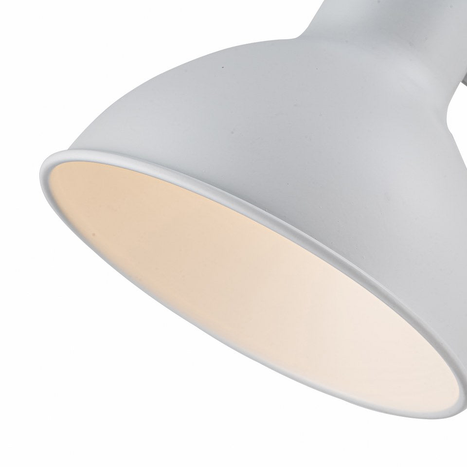 Lampara De Mesa Estilo Nordico E27 Blanco