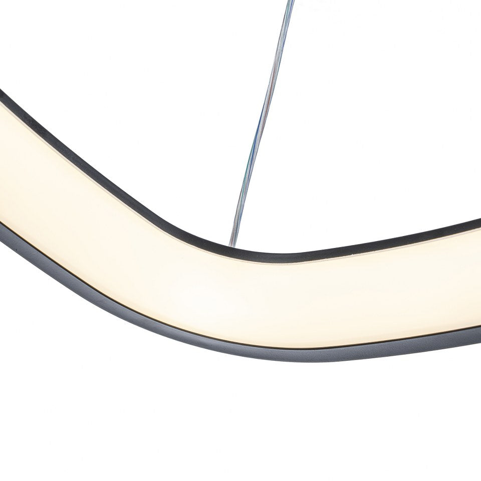 Lámpara Colgante LED Triangular | Negra/Blanca/Dorada CCT | FL6592-D51P