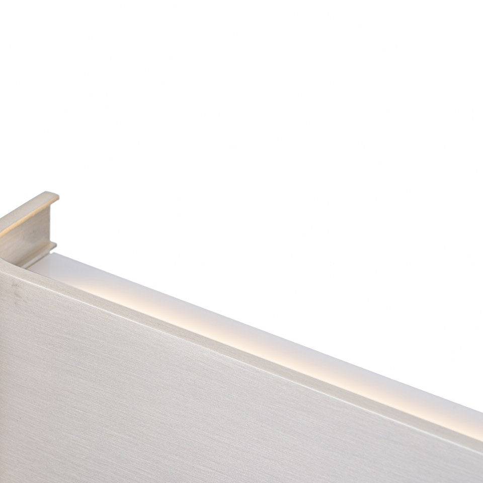 Aplique de pared interior CCT Moderno Minimalista Níquel Satinado