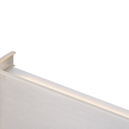 Aplique de pared interior CCT Moderno Minimalista Níquel Satinado