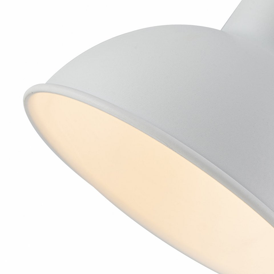 Aplique de Pared Con Madera E27 Blanco