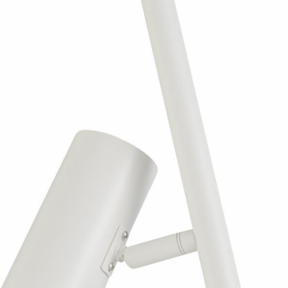 Lampara de Pie Moderna Focos Blanca