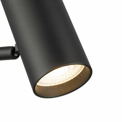 Lampara De Mesa Foco Moderno Negro