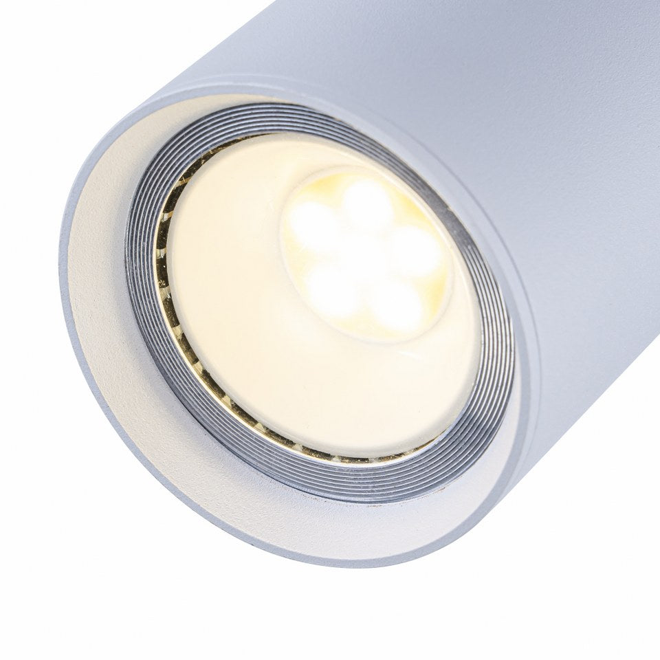 Foco Orientable con bombilla GU10 de color Blanco