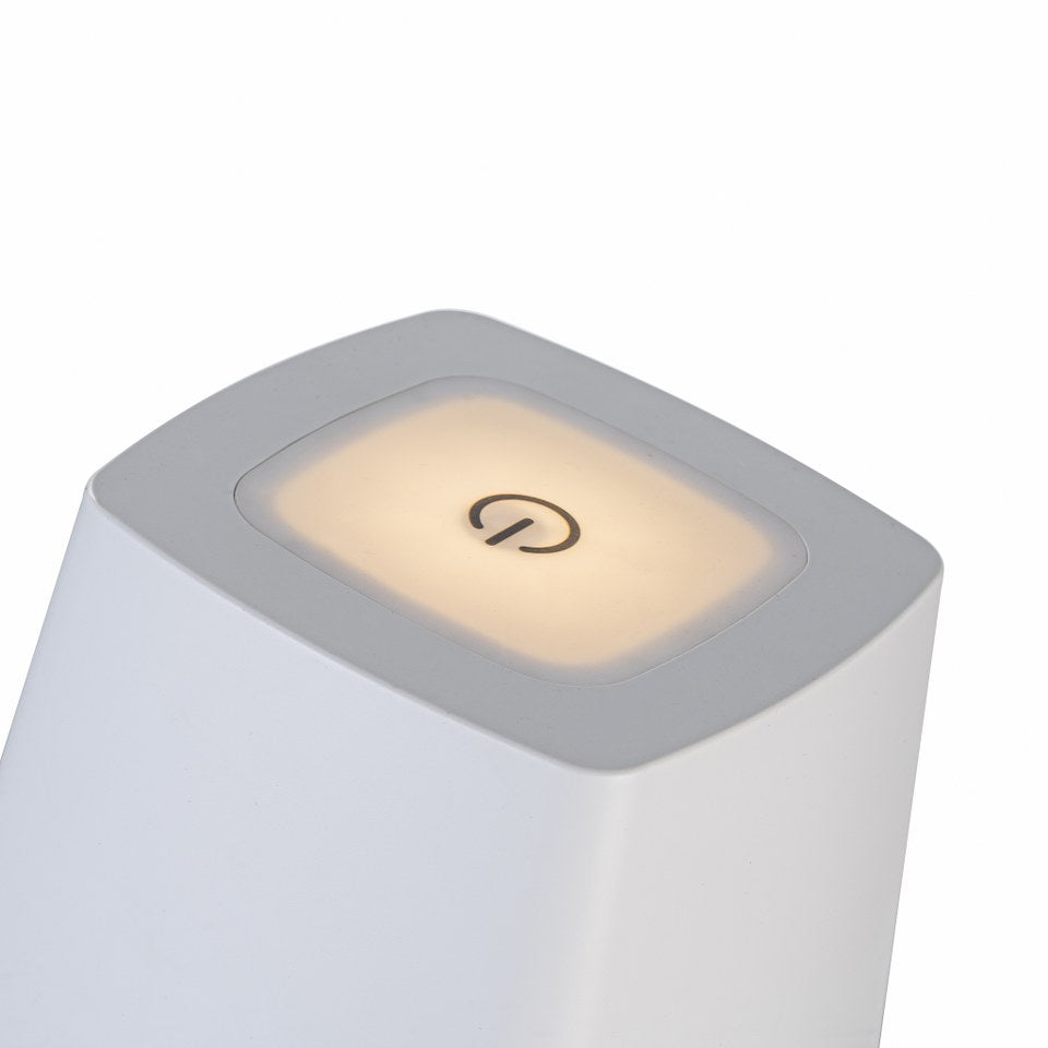 Lampara portátil recargable con led integrado CCT Blanco
