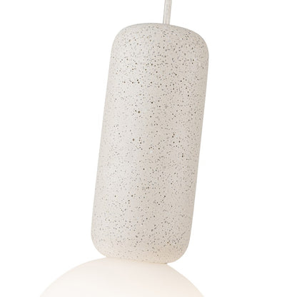 Lampara concrete Blanco