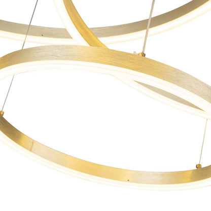 Lámpara Colgante LED Helix | Dorado CCT Atenuable - FL6037-3P