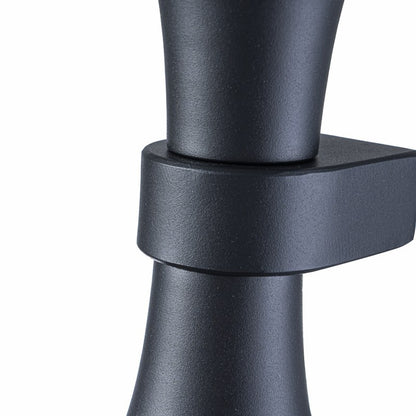 Aplique de pared dos bombillas GU10 Negro