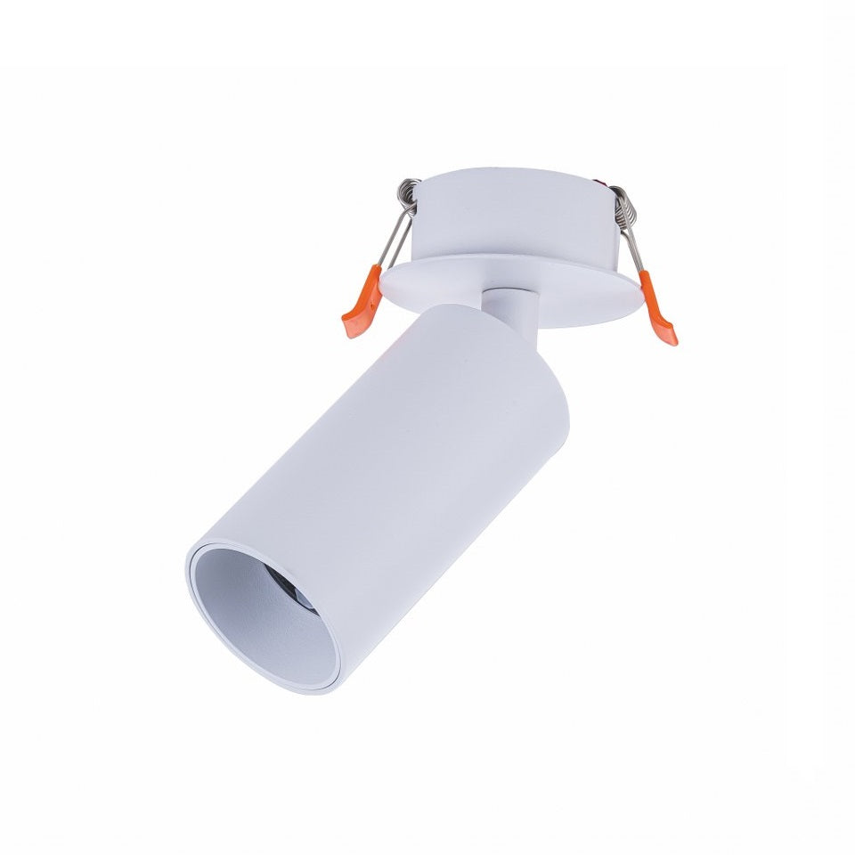 Foco orientable empotrado con LED de color Blanco