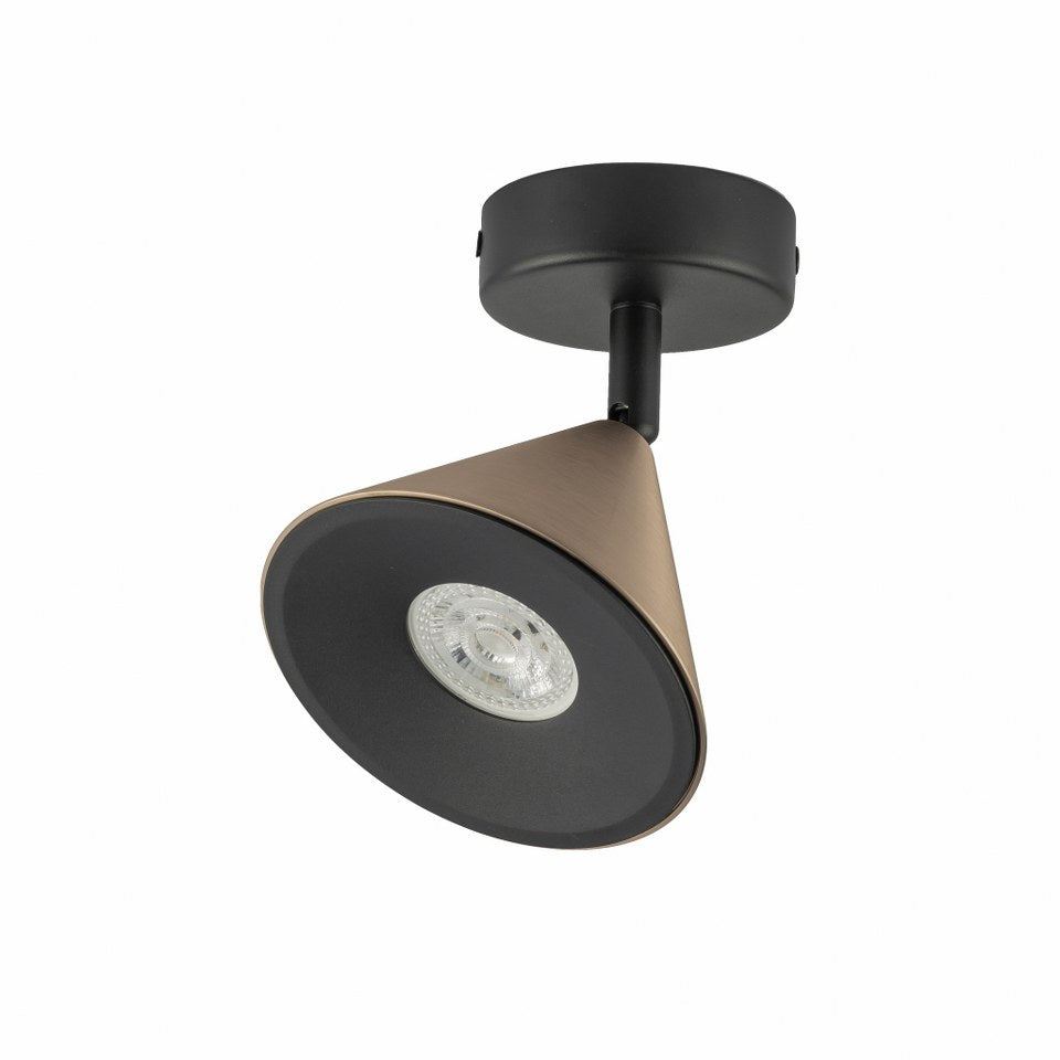 Foco Superficie GU10 Horn Bronce