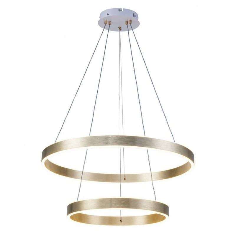 Lámpara Colgante LED Helix | Dorado CCT Atenuable - FL6034-2P
