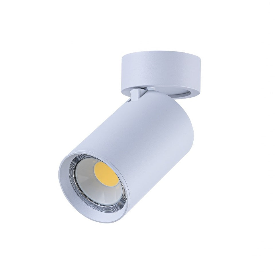 Foco Orientable con bombilla GU10 de color Blanco