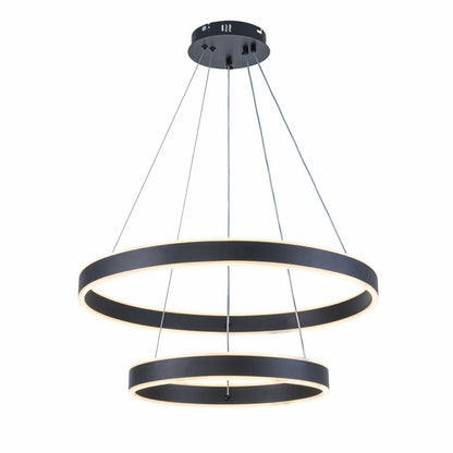 Lámpara Colgante LED Helix | Negro CCT Atenuable - FL6032-2P