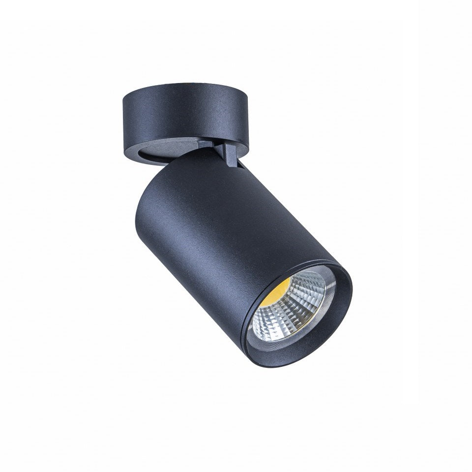 Foco Orientable con bombilla GU10 de color Negro