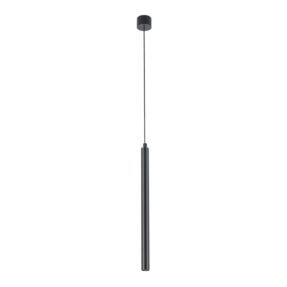 Lampara colgante G9 Minimalista Negro Brillante