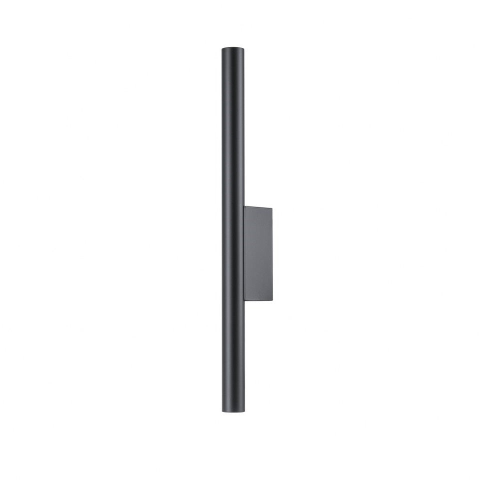 Aplique Pared G9 Doble Bombilla Negro Brillante