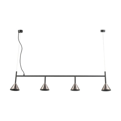 Lampara Colgante Con Tres Focos Gris