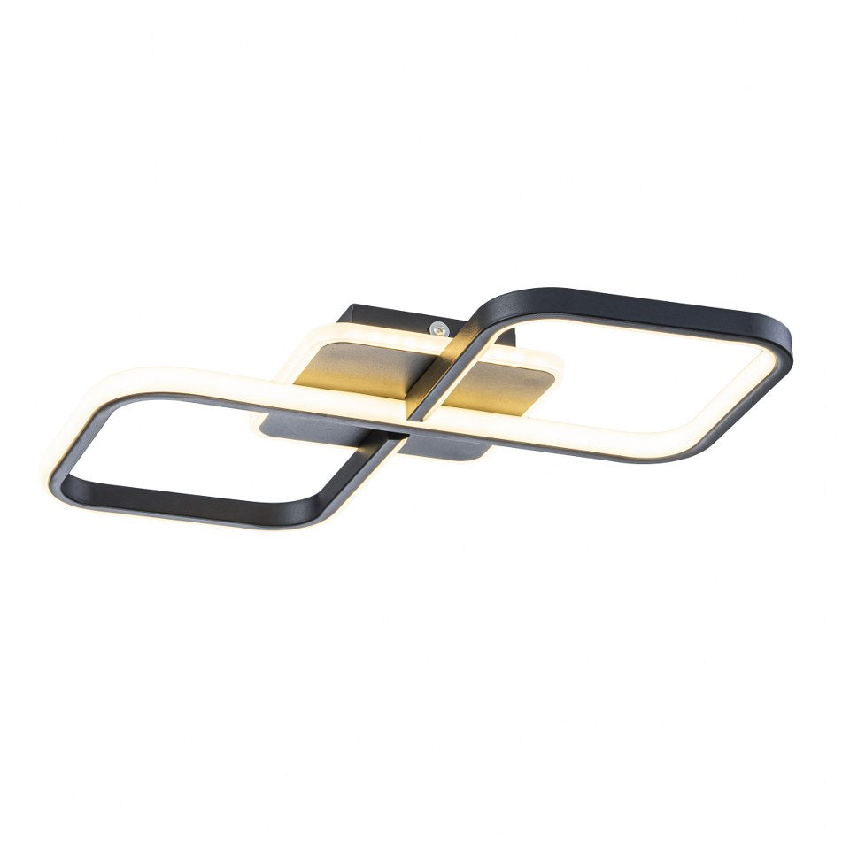 Lámpara de techo LED LOOP Negra | FL6014-C