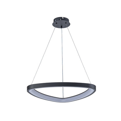 Lámpara Colgante LED Triangular | Negra/Blanca/Dorada CCT | FL6592-D51P