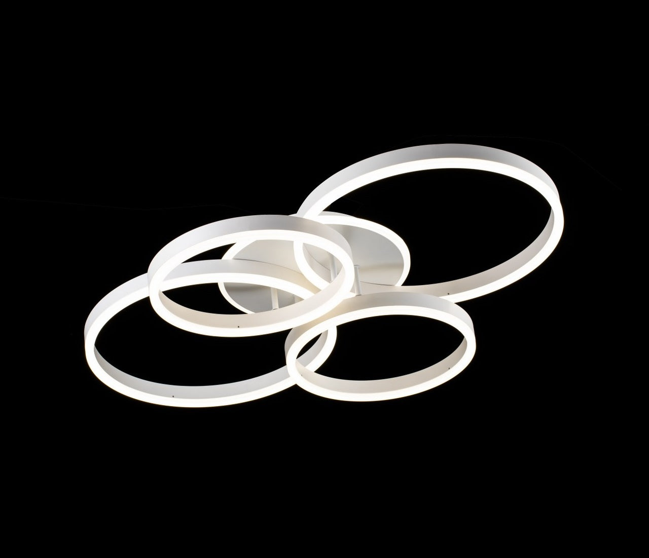 Lampara 4 Aros Led CCT Regulable Blanco