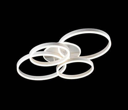 Lampara 4 Aros Led CCT Regulable Blanco