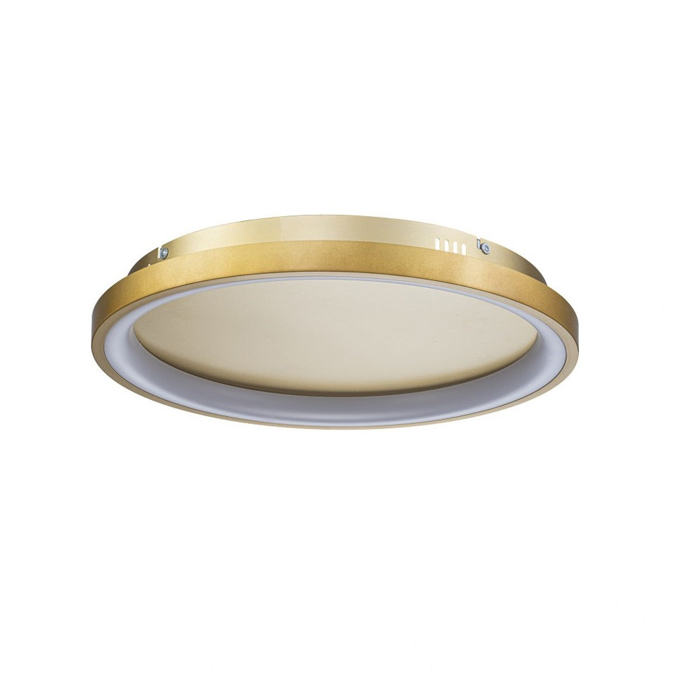 Plafón LED Circular Techo Salón NOVA | Negro Ø50 cm CCT