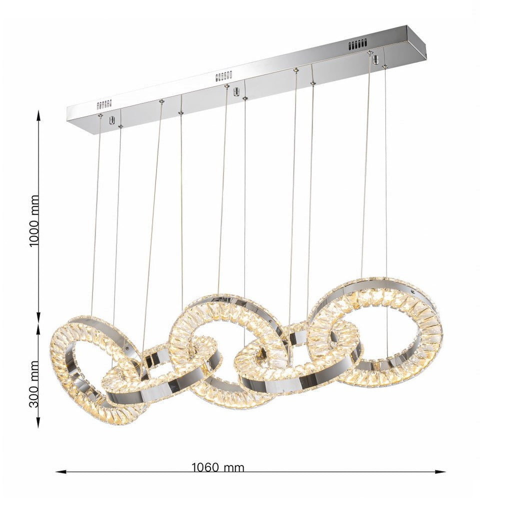 Lámpara colgante Infinity - LP113-5P