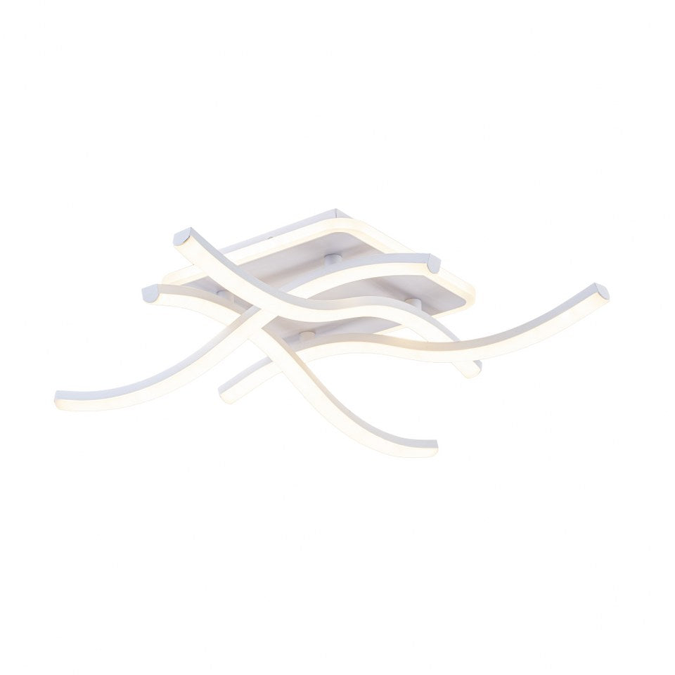 Lámpara LED Espiral CCT Negro/Blanco | FL6597-C