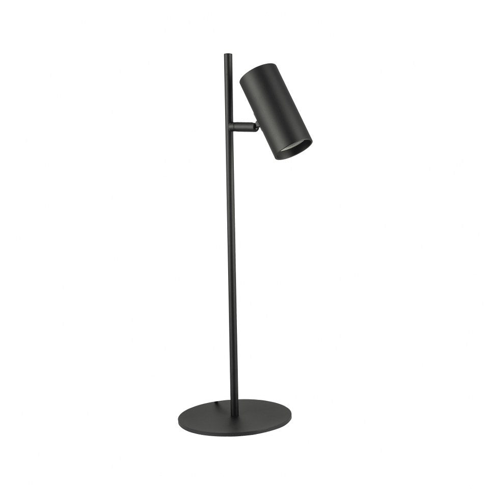 Lampara De Mesa Foco Moderno Negro