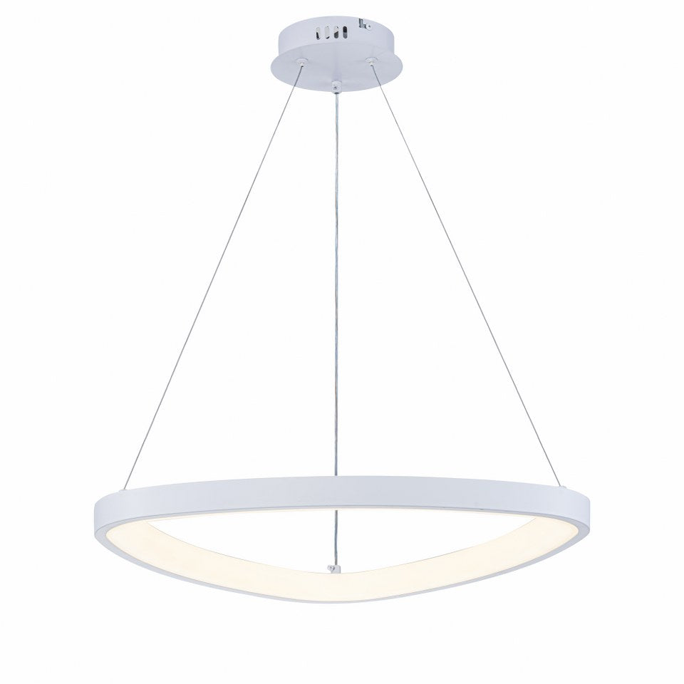 Lámpara Colgante LED Triangular | Negra/Blanca/Dorada CCT | FL6592-D51P
