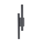 Aplique interior LED 4 bombillas G9 Negro Brillante