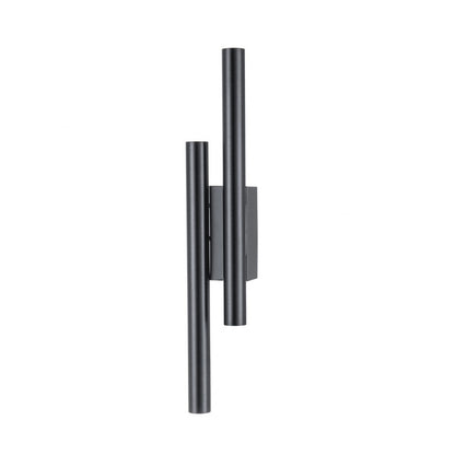Aplique interior LED 4 bombillas G9 Negro Brillante