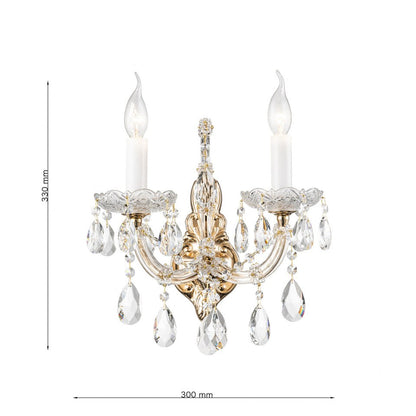 Apliquede pared TERESA CLN122-2W