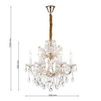 Lámpara de araña TERESA CLN122-6