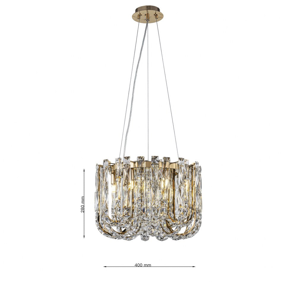 Lámpara colgante LURE CLN124-D40