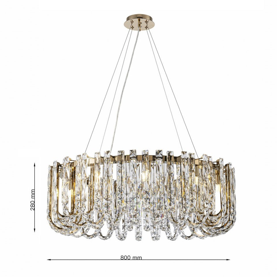 Lámpara colgante LURE CLN124-D80