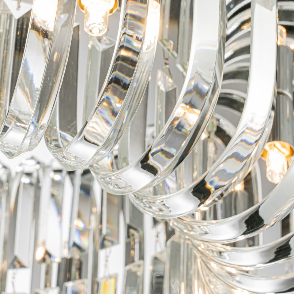 Lámpara techo de cristal CARV - CLN131-D60C