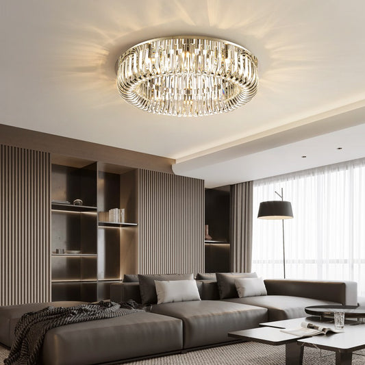 Lámpara techo de cristal CARV - CLN131-D80C